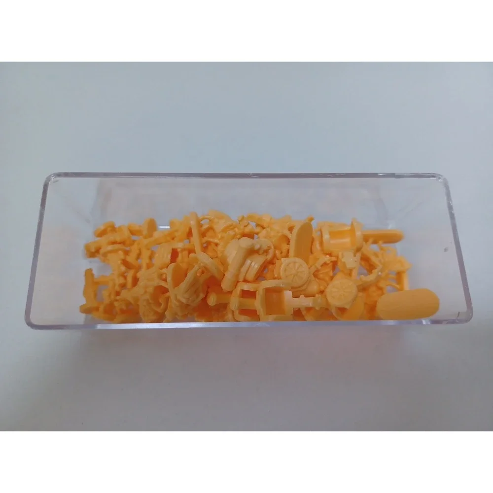 1998 Risk Game Replacement Pieces Parts Military Units Yellow‎ Lot of 56